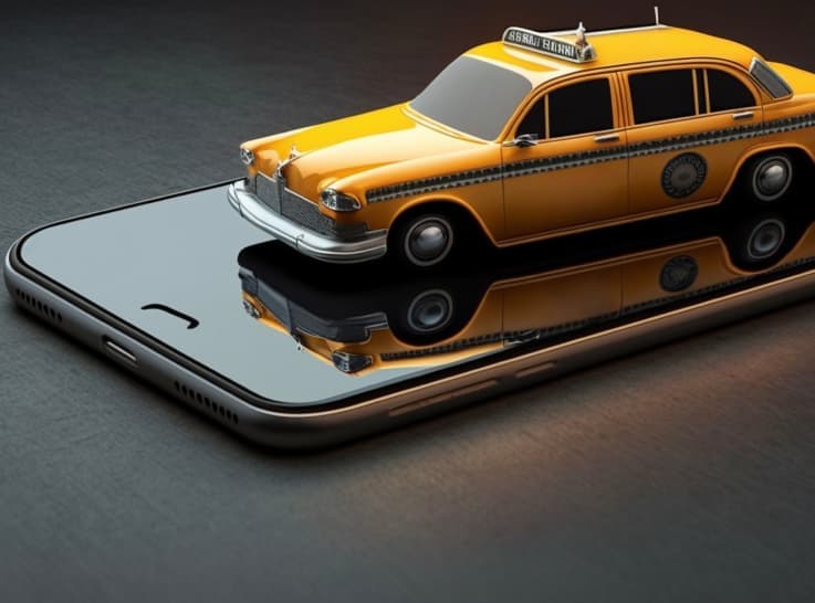 Decorative shape accent for Jacksonville NY Taxi and car Service section background